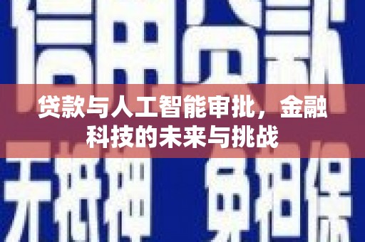 南头贷款与人工智能审批，金融科技的未来与挑战