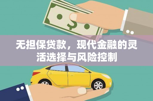 南头无担保贷款，现代金融的灵活选择与风险控制