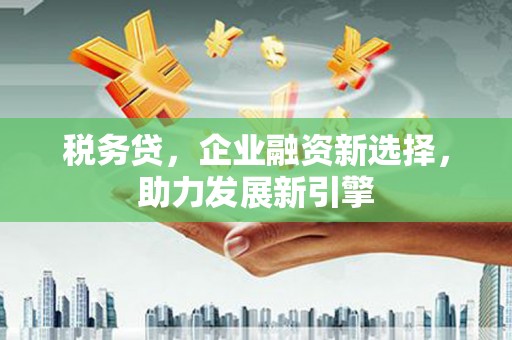 南头税务贷，企业融资新选择，助力发展新引擎