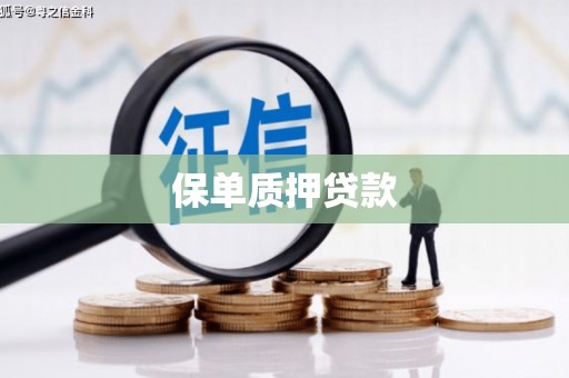 南头保单质押贷款