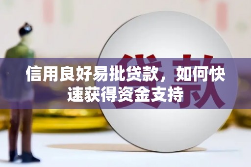 南头信用良好易批贷款，如何快速获得资金支持