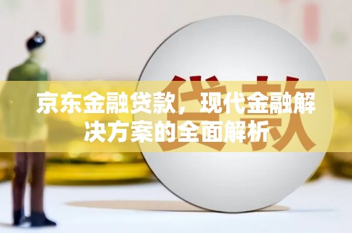 南头京东金融贷款，现代金融解决方案的全面解析