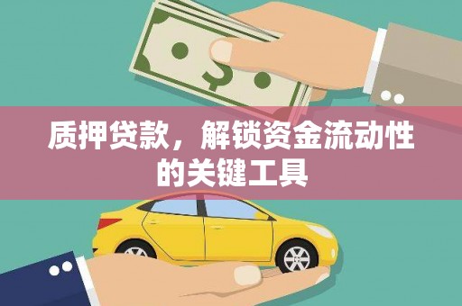 南头质押贷款，解锁资金流动性的关键工具