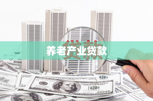 南头养老产业贷款