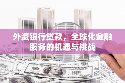 南头外资银行贷款，全球化金融服务的机遇与挑战